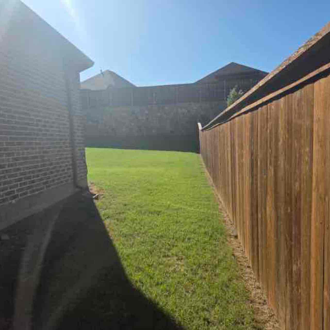 Lawn treatment — customer yard