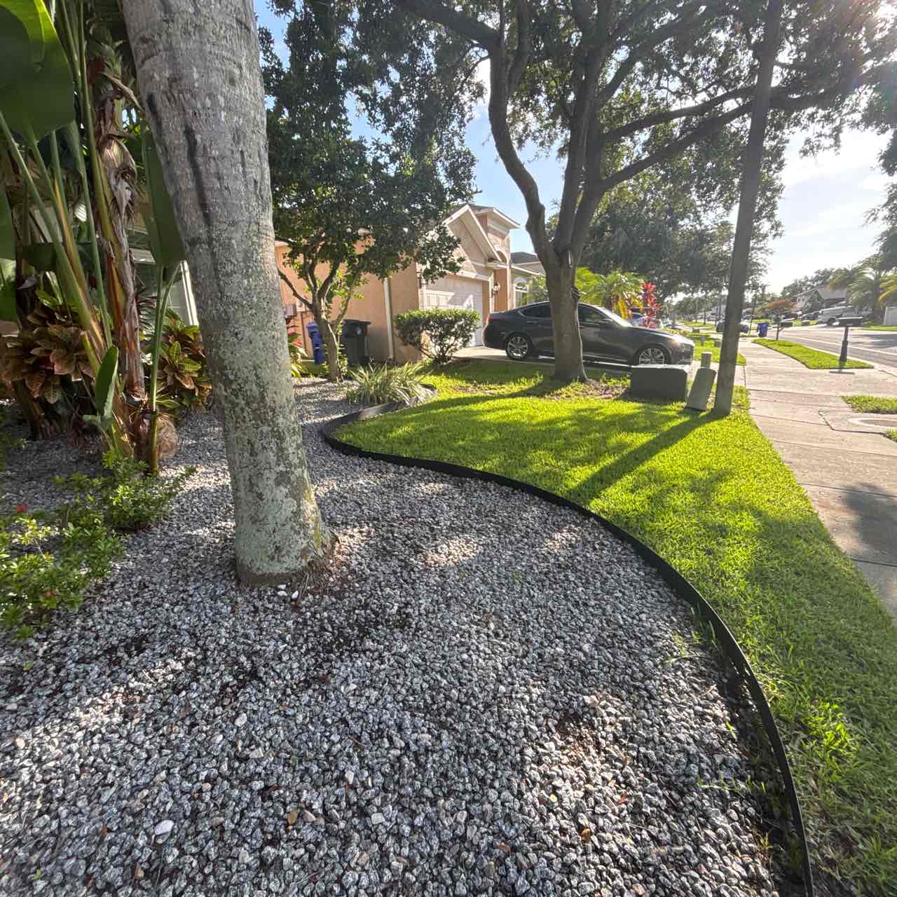 Leaf removal — customer yard